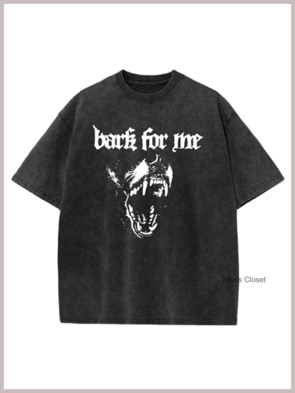 Gothic Grunge Graphic Tee Oversized Acid Wash Y2K Punk Streetwear Shirt